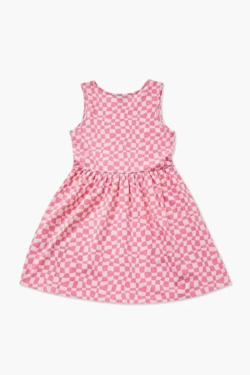 Girls Checkered A-Line Dress (Kids)