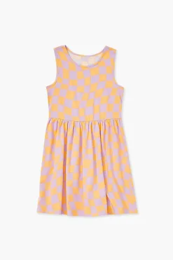 Girls Checkered Dress (Kids)