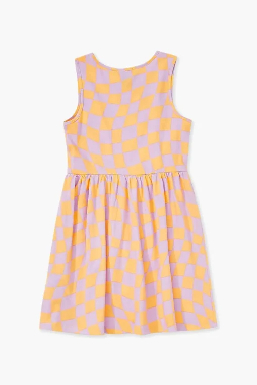 Girls Checkered Dress (Kids)