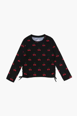Girls Cherry Print Top (Kids)