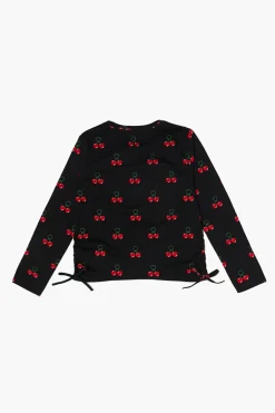 Girls Cherry Print Top (Kids)