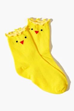 Girls Chick Graphic Crew Socks (Kids)