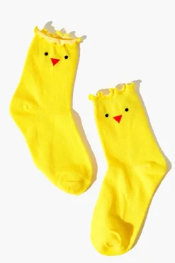 Girls Chick Graphic Crew Socks (Kids)