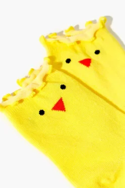 Girls Chick Graphic Crew Socks (Kids)