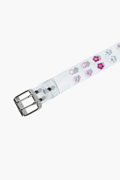 Girls Clear Flower Hip Belt (Kids)