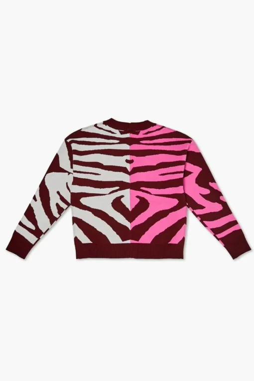Girls Colorblock Zebra Cardigan (Kids)