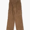 Girls Corduroy Cargo Pants (Kids)
