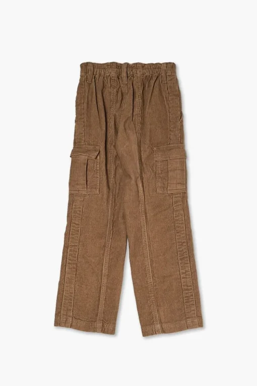 Girls Corduroy Cargo Pants (Kids)