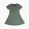Girls Crepe A-Line Dress (Kids)
