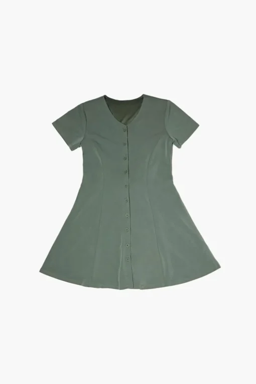 Girls Crepe A-Line Dress (Kids)