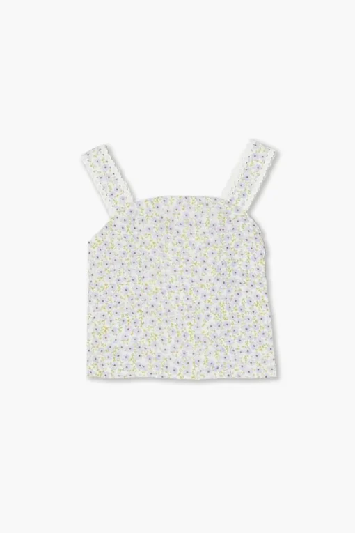 Girls Ditsy Floral Print Tank Top (Kids)