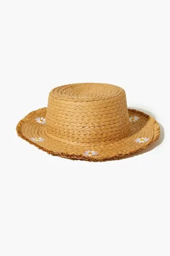 Girls Embroidered Floppy Hat (Kids)