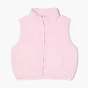 Girls Faux Shearling Vest (Kids)