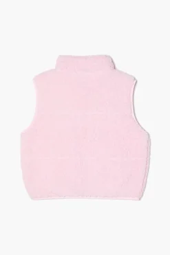 Girls Faux Shearling Vest (Kids)