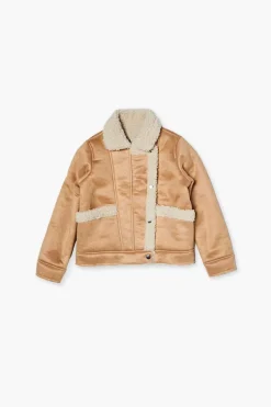 Girls Faux Suede Jacket (Kids)