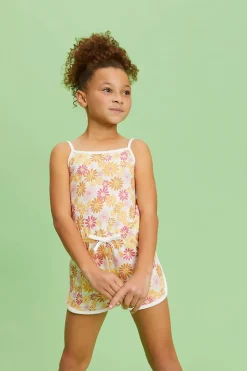 Girls Floral Cami Romper (Kids)