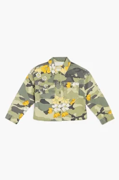 Girls Floral Camo Jacket (Kids)