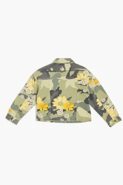 Girls Floral Camo Jacket (Kids)