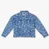 Girls Floral Denim Shacket (Kids)