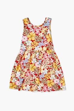 Girls Floral Print Dress (Kids)
