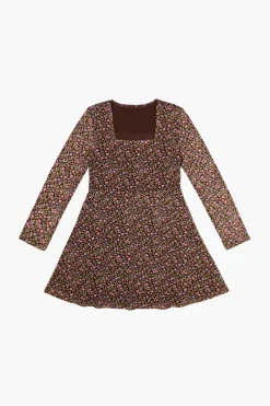 Girls Floral Print Dress (Kids)