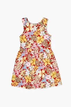 Girls Floral Print Dress (Kids)