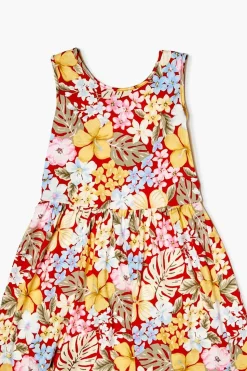 Girls Floral Print Dress (Kids)