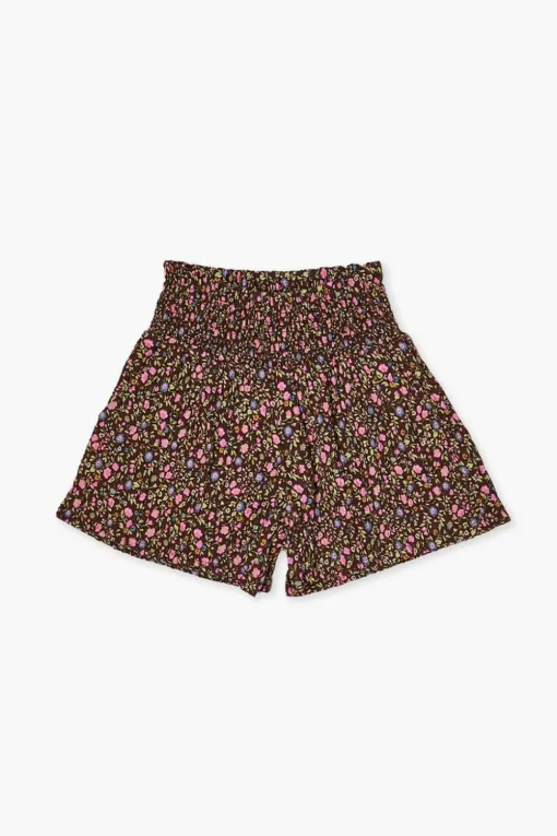 Girls Floral Print Shorts (Kids)