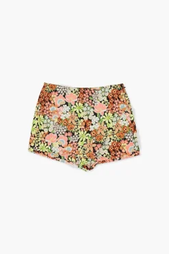 Girls Floral Print Shorts (Kids)