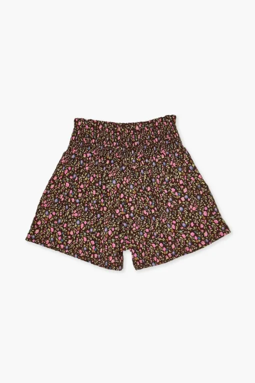 Girls Floral Print Shorts (Kids)