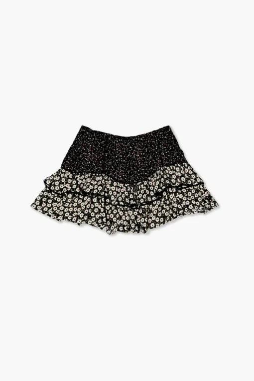Girls Floral Print Skirt (Kids)