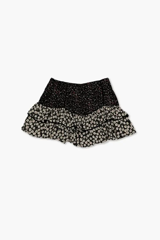 Girls Floral Print Skirt (Kids)