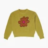 Girls Flower Graphic Sweater (Kids)