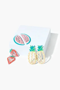 Girls Fruit Snap Hair Clip Set (Kids)
