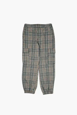 Girls Glen Plaid Cargo Pants (Kids)