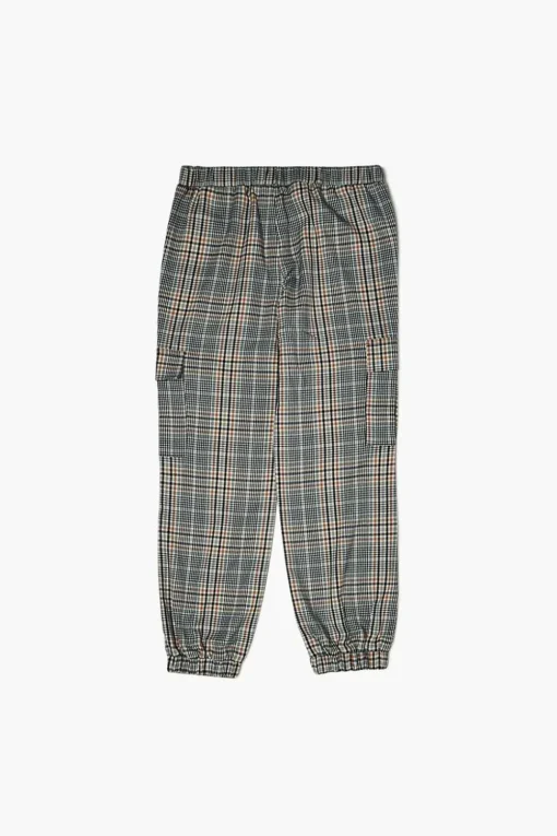 Girls Glen Plaid Cargo Pants (Kids)