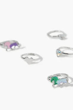 Girls Glitter Horse Ring Set (Kids)