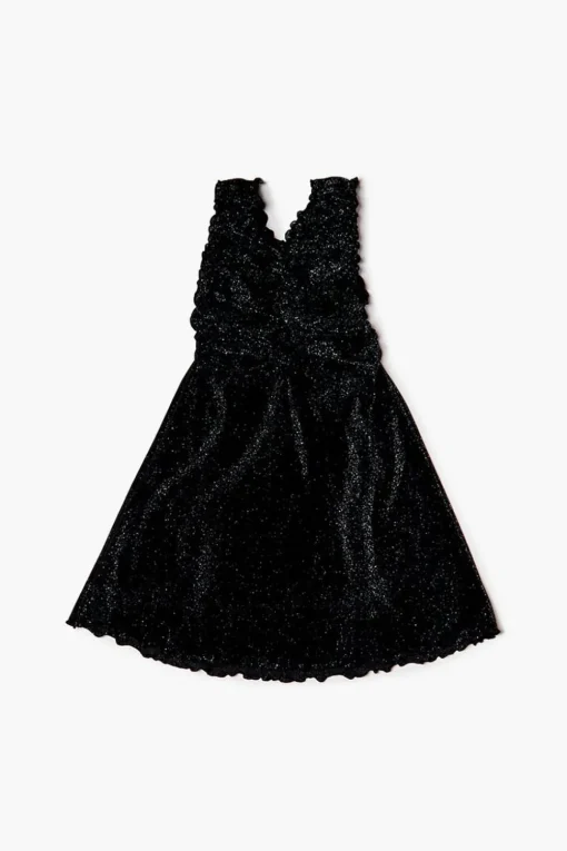 Girls Glitter Sleeveless Mini Dress (Kids)