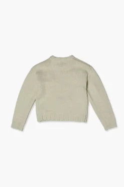 Girls Heart Ball-Knit Sweater (Kids)