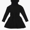 Girls Hooded Drop-Sleeve Dress (Kids)