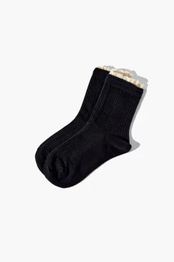 Girls Lace-Trim Crew Socks (Kids)