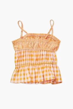 Girls Mixed Plaid Cami (Kids)