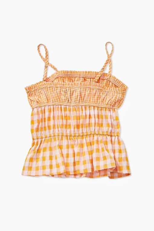 Girls Mixed Plaid Cami (Kids)