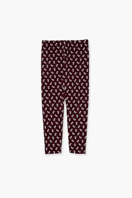 Girls Mushroom Print Leggings (Kids)