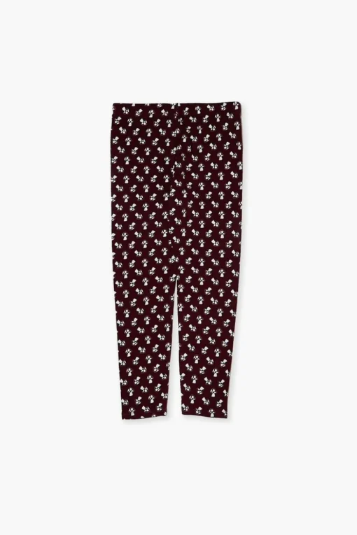 Girls Mushroom Print Leggings (Kids)