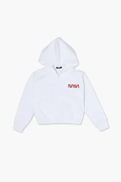 Girls Nasa Zip-Up Hoodie (Kids)