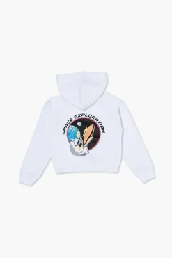 Girls Nasa Zip-Up Hoodie (Kids)