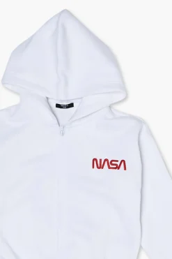 Girls Nasa Zip-Up Hoodie (Kids)
