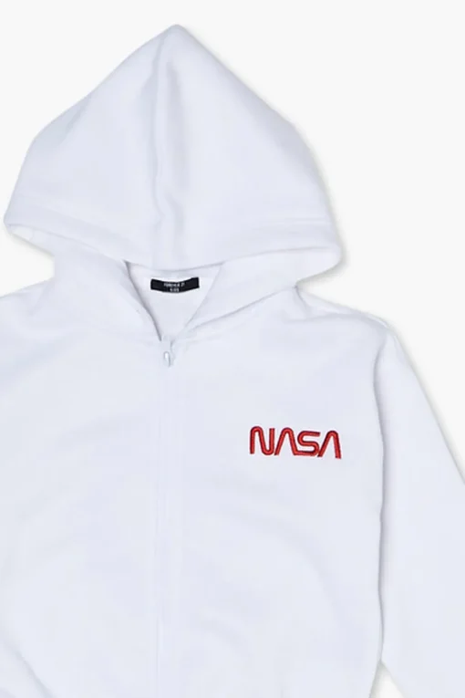 Girls Nasa Zip-Up Hoodie (Kids)
