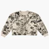 Girls Nature Graphic Cropped Pullover (Kids)